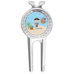 Pirate Scene Golf Divot Tool & Ball Marker (Personalized)