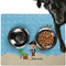 Pirate Scene Dog Food Mat - Large LIFESTYLE