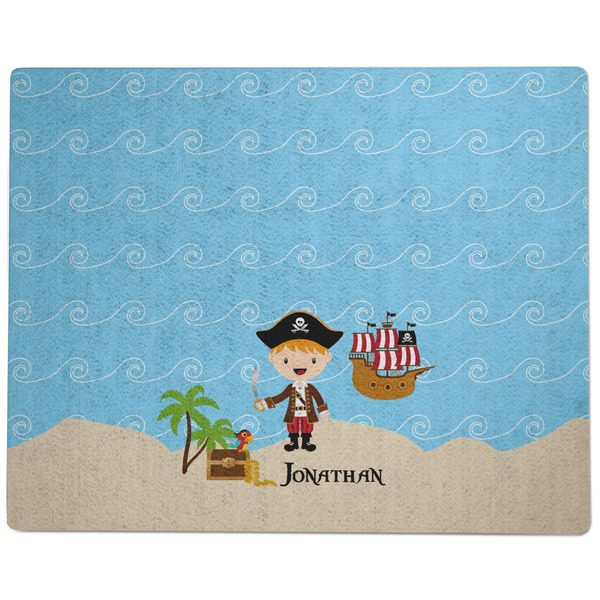 Pirate Scene Dog Food Mat - Large without Bowls