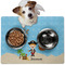 Pirate Scene Dog Food Mat - Medium LIFESTYLE