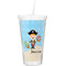 Personalized Pirate Double Wall Tumbler with Straw (Personalized)