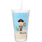 Pirate Scene Double Wall Tumbler with Straw (Personalized)