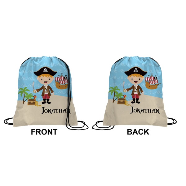 Personalized Pirate Drawstring Backpack
