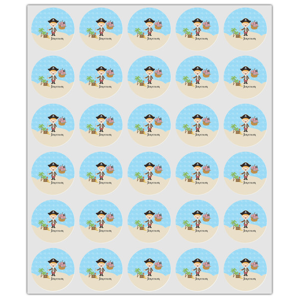 Pirate Scene Drink Topper - XSmall - Set of 30