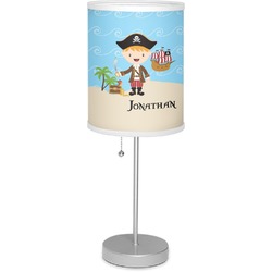 Pirate Scene Lamp with Drum Shade (Personalized)