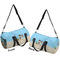 Pirate Scene Duffle bag large front and back sides