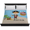 Pirate Scene Duvet Cover - King - On Bed - No Prop