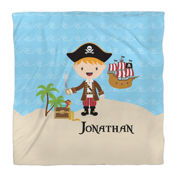 Pirate Scene Duvet Cover - Queen - Front