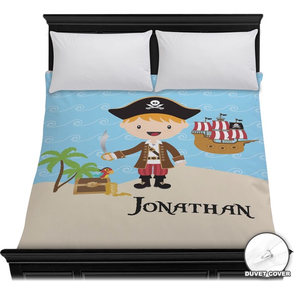 Custom Pirate Scene Duvet Cover - Full / Queen (Personalized)