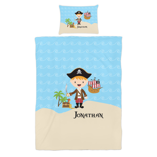 Pirate Scene Duvet Cover Set - Twin - Alt Approval