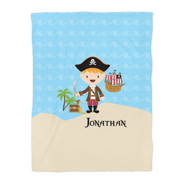 Pirate Scene Duvet Cover - Twin - Front