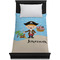 Pirate Scene Duvet Cover - Twin XL - On Bed - No Prop