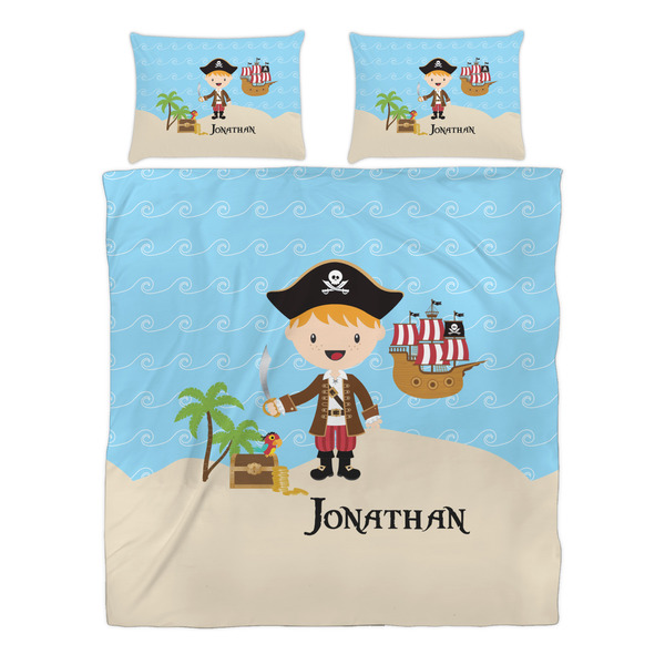 Pirate Scene Duvet cover Set - Queen - Alt Approval
