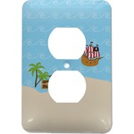 Pirate Scene Electric Outlet Plate (Personalized)