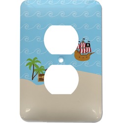 Pirate Scene Electric Outlet Plate (Personalized)