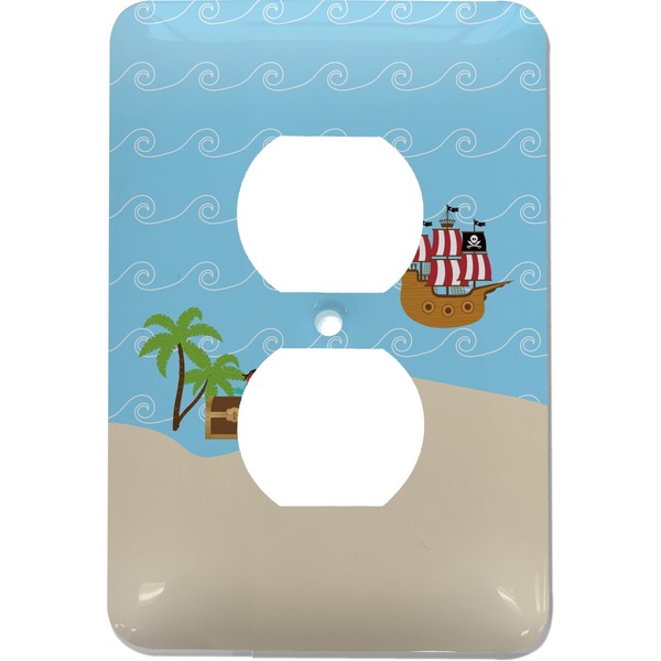 Custom Pirate Scene Electric Outlet Plate