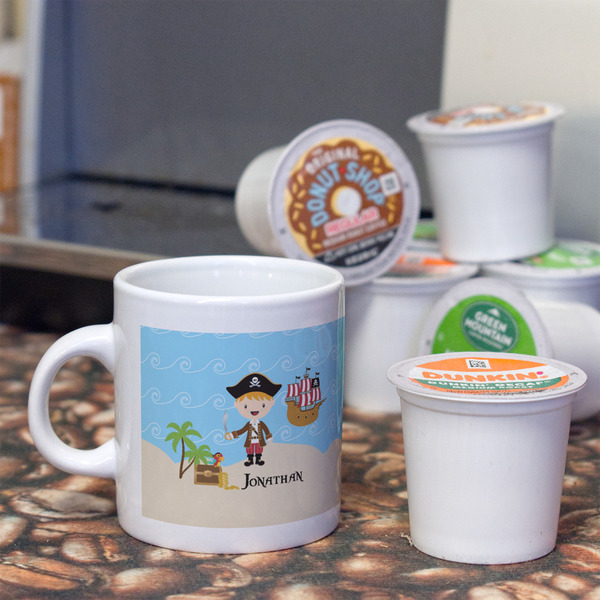 Pirate Scene Espresso Cup - Single Lifestyle