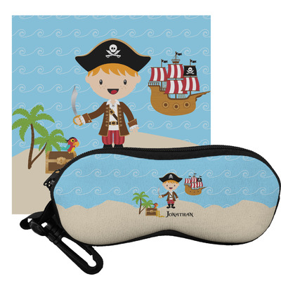 Pirate Scene Eyeglass Case & Cloth (Personalized)