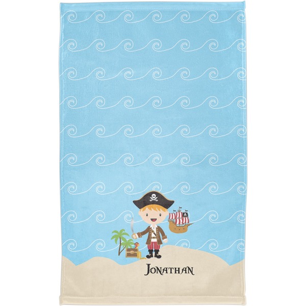Pirate Scene Finger Tip Towel - Full View