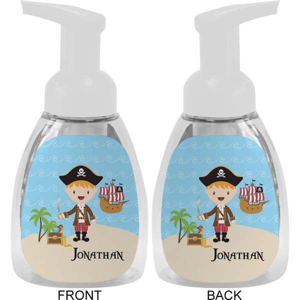 Pirate Scene Foam Soap Bottle Approval - White