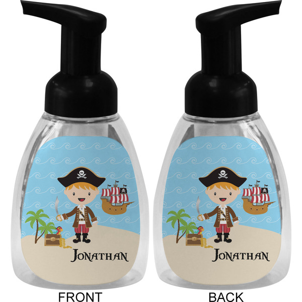 Personalized Pirate Foam Soap Bottle (Front & Back)