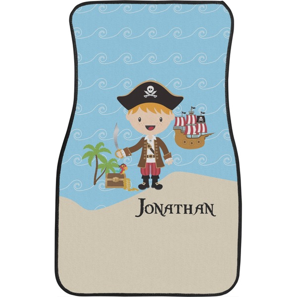 Personalized Pirate Custom Car Floor Mats (Front Seat)