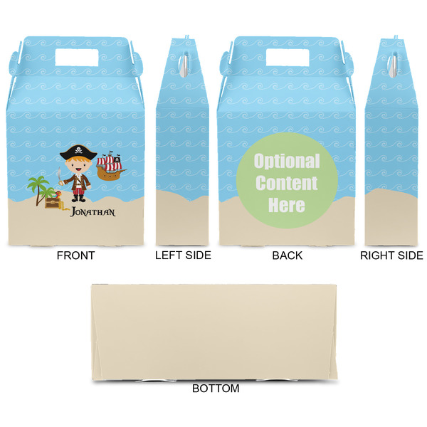 Pirate Scene Gable Favor Box - Approval