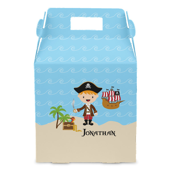 Pirate Scene Gable Favor Box - Front