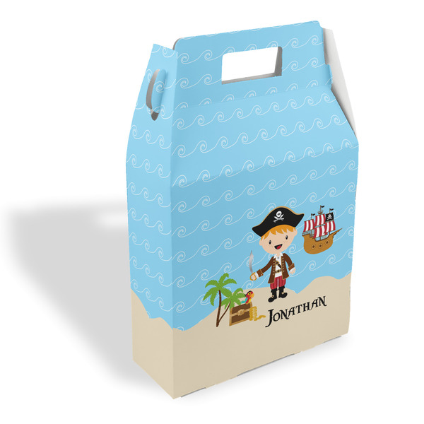 Custom Pirate Scene Gable Favor Box (Personalized)