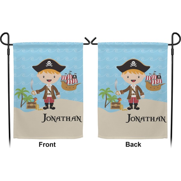 Pirate Scene Garden Flag - Double Sided Front and Back