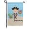 Pirate Scene Small Garden Flag - Double Sided w/ Name or Text