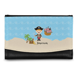 Pirate Scene Genuine Leather Women's Wallet - Small (Personalized)