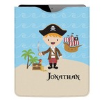 Pirate Scene Genuine Leather iPad Sleeve (Personalized)
