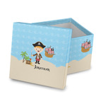 Pirate Scene Gift Box with Lid - Canvas Wrapped (Personalized)