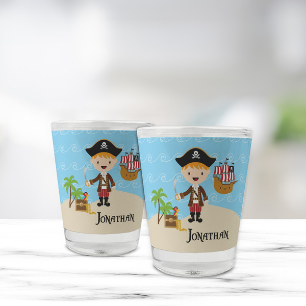 Pirate Scene Glass Shot Glass - Standard - LIFESTYLE
