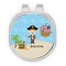 Pirate Scene Golf Ball Marker - Hat Clip - Silver
