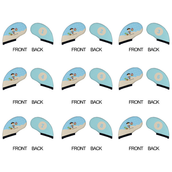 Pirate Scene Golf Club Covers - APPROVAL (set of 9)