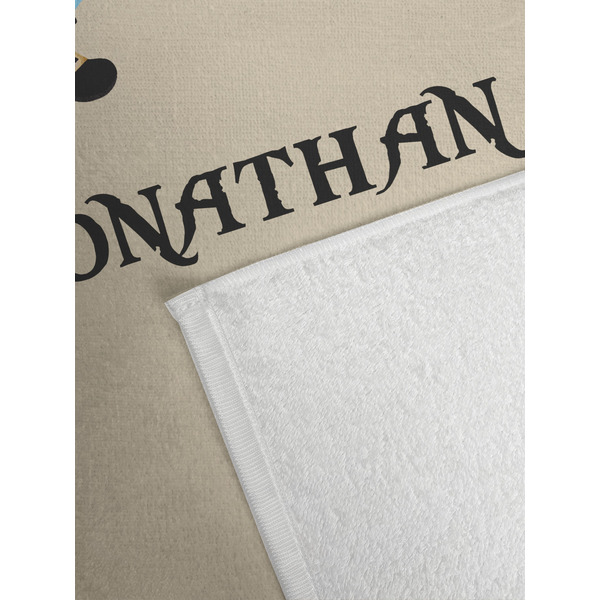 Pirate Scene Golf Towel - Detail