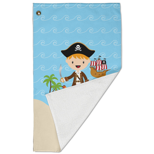 Pirate Scene Golf Towel - Folded (Large)