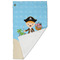 Pirate Scene Golf Towel - Folded (Large)
