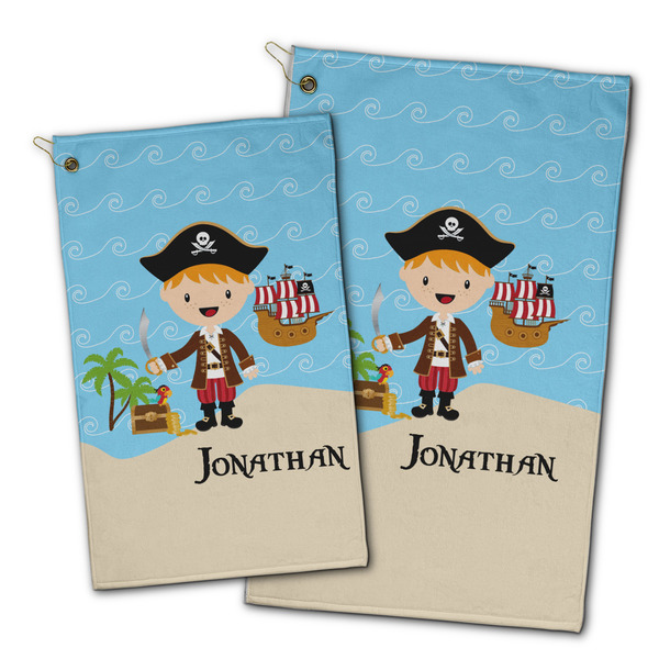 Pirate Scene Golf Towel - PARENT (small and large)