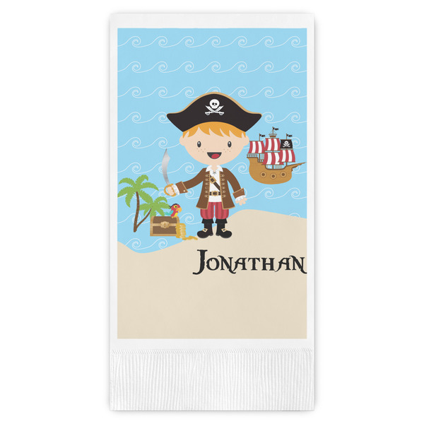 Custom Pirate Scene Guest Towels - Full Color (Personalized)