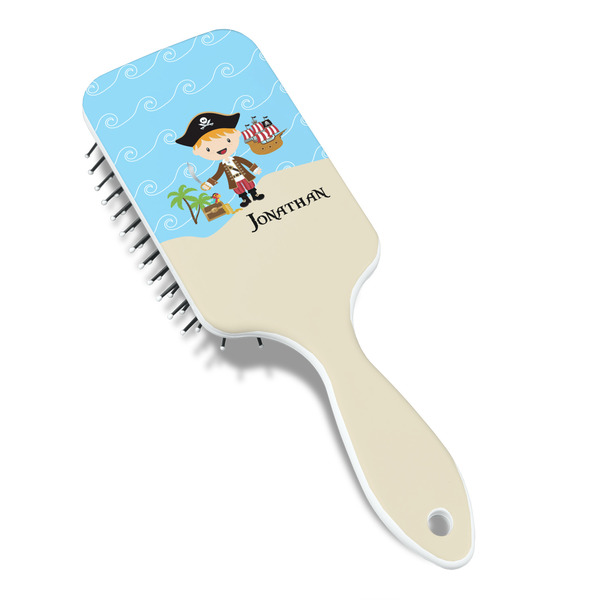 Pirate Scene Hair Brush - Angle View