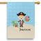 Pirate Scene 28" House Flag (Personalized)