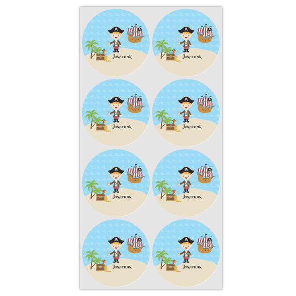 Pirate Scene Icing Circle - Medium - Set of 8