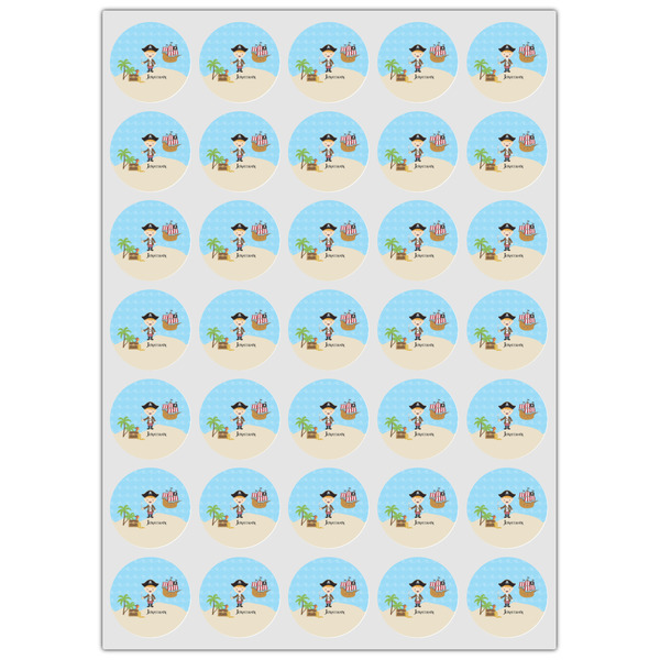 Pirate Scene Icing Circle - XSmall - Set of 35