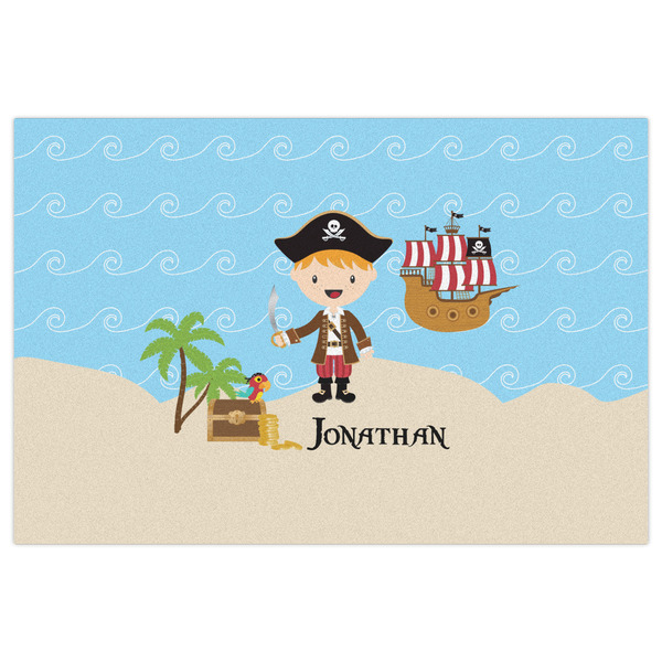 Pirate Scene Indoor / Outdoor Rug - 2'x3' - Front Flat