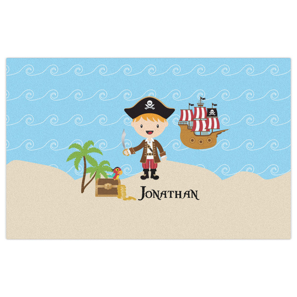 Pirate Scene Indoor / Outdoor Rug - 5'x8' - Front Flat