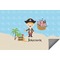 Pirate Scene Indoor / Outdoor Rug (Personalized)