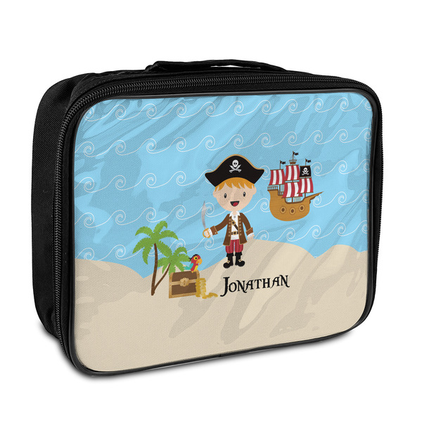 Custom Pirate Scene Insulated Lunch Bag (Personalized)